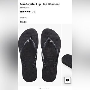 Havaianas Women's Black Sandals